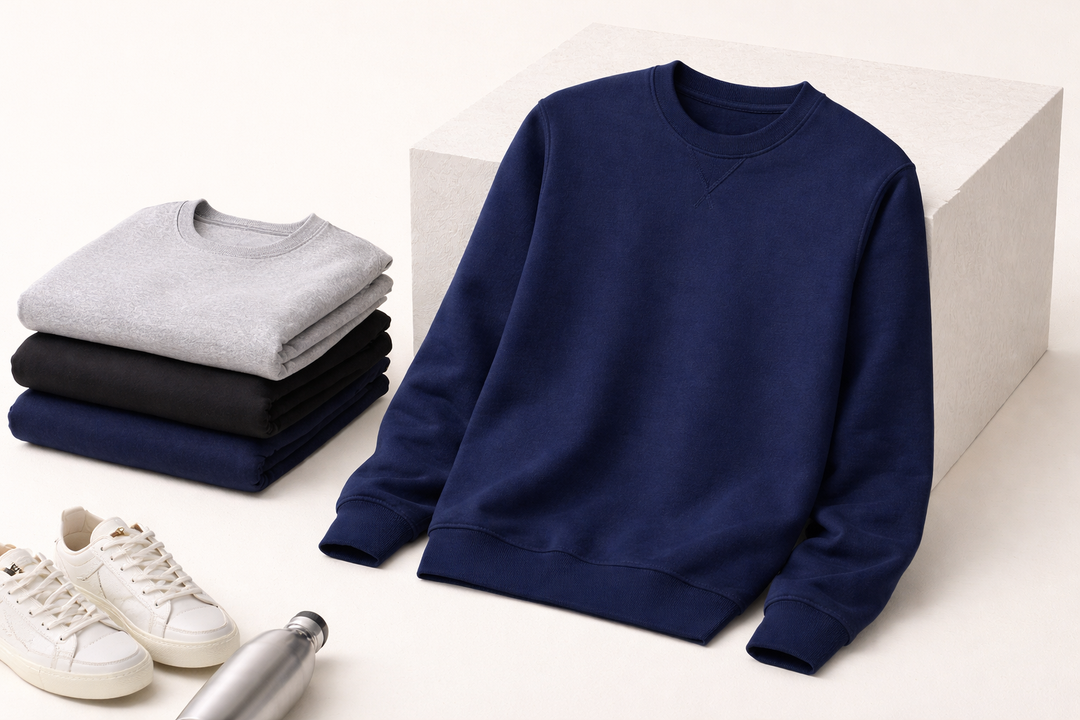 Essential Crew Neck: Donde el Rendimiento se Encuentra con el Estilo