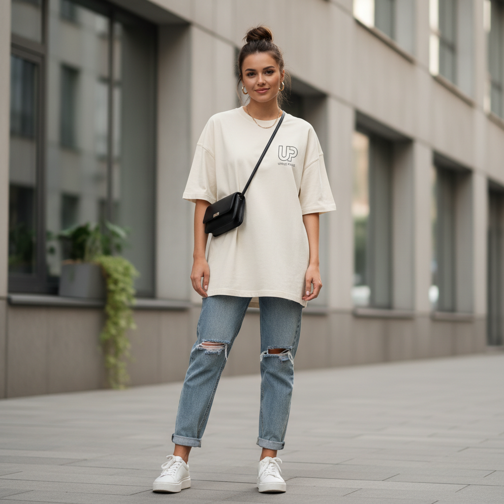 El poder de las playeras oversize en tu estilo urbano
