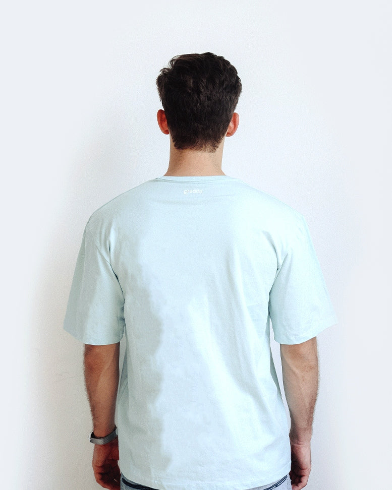 Men Oversize Mint Tee