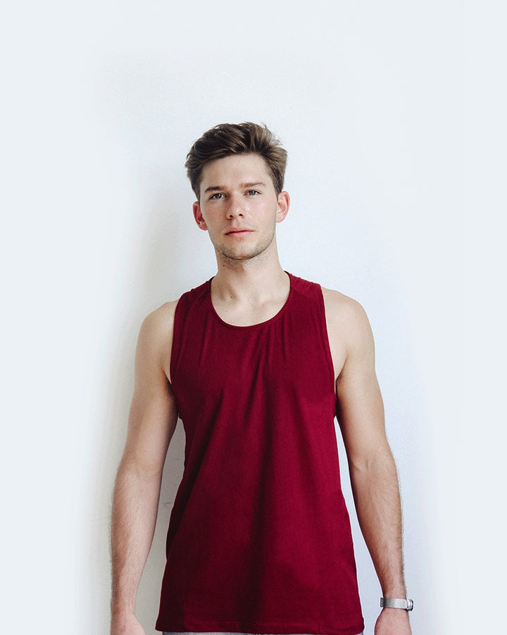 Man Wine Tank Top