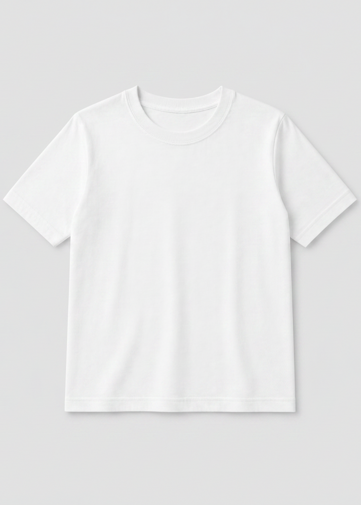 Essential Kids Tee White