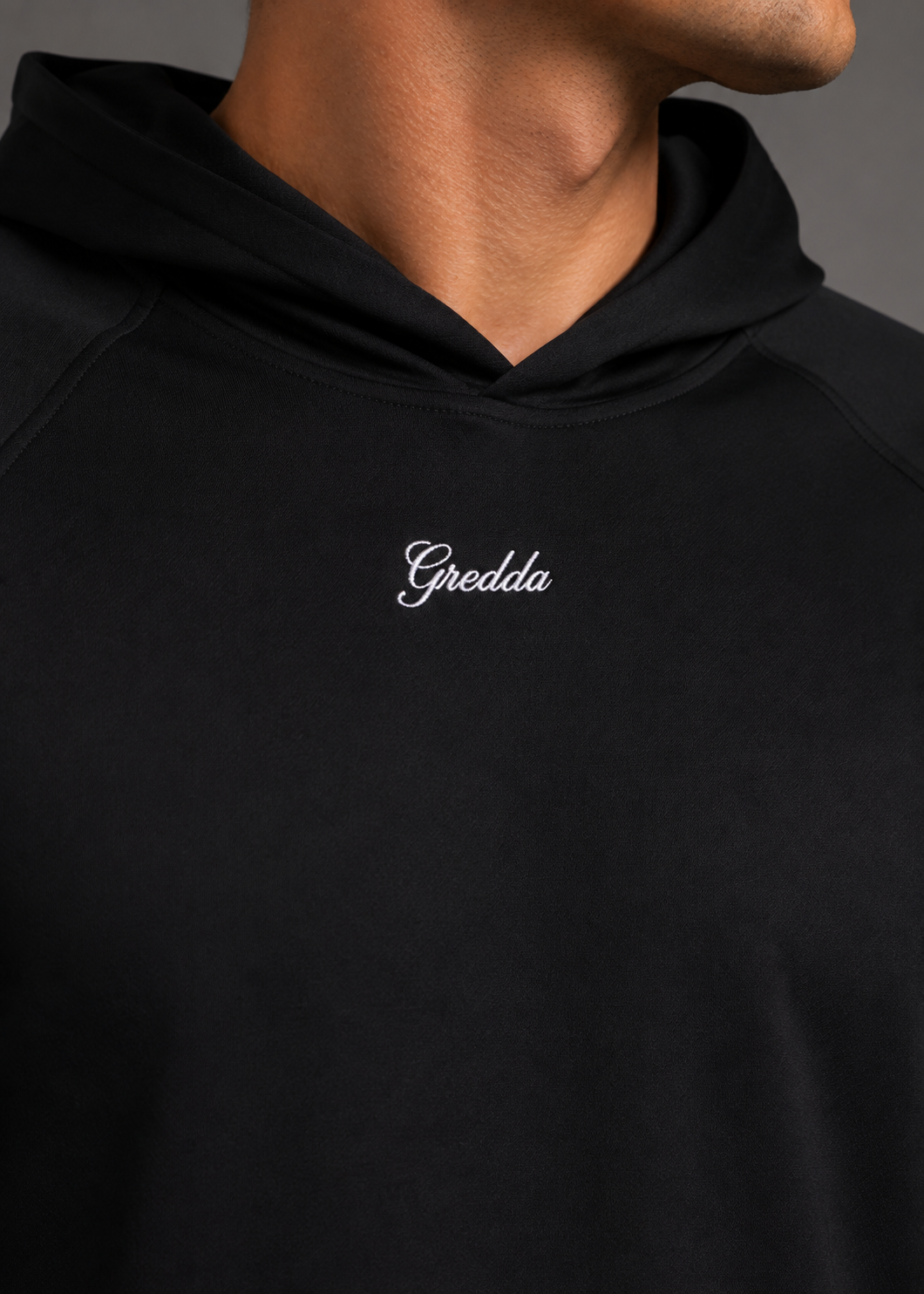 Hooded Pro Performance Tee Black
