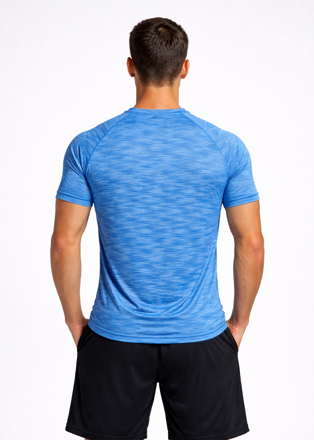 Ranglan Pro Performance Tee Skye Blue Jaspe