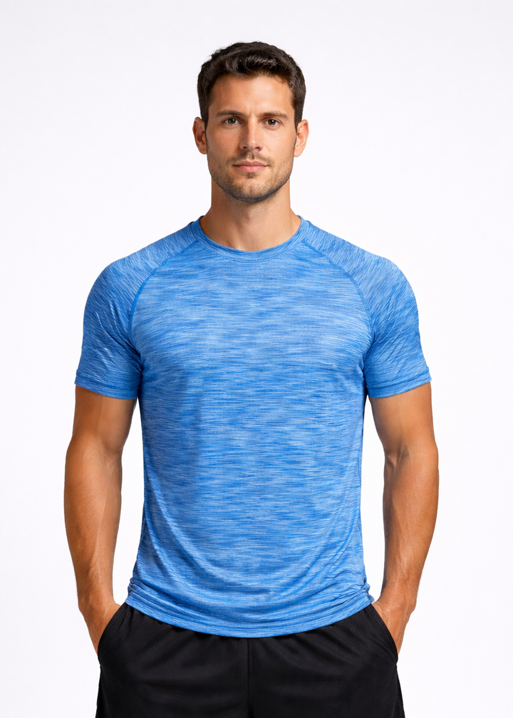 Ranglan Pro Performance Tee Skye Blue Jaspe
