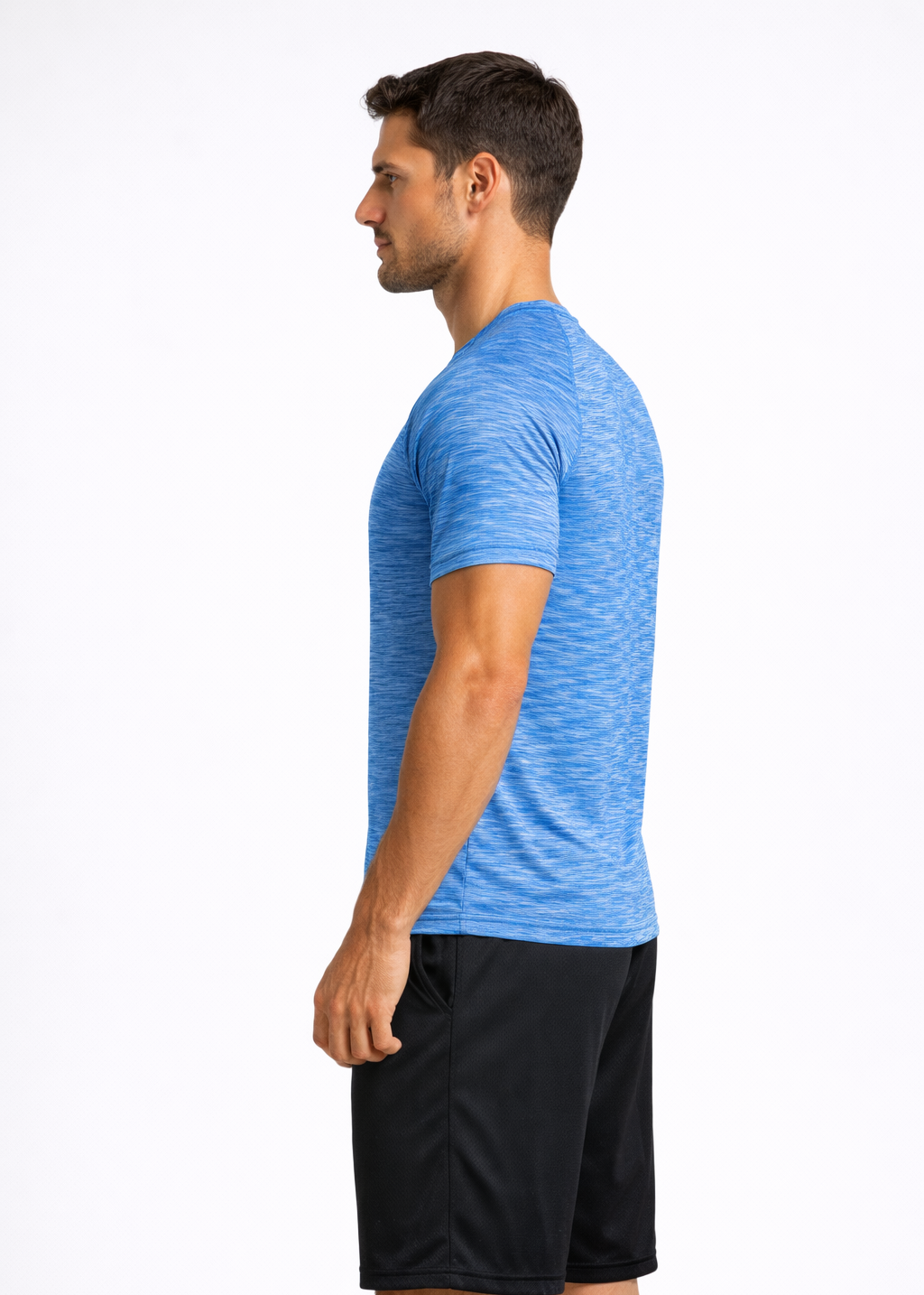 Ranglan Pro Performance Tee Skye Blue Jaspe