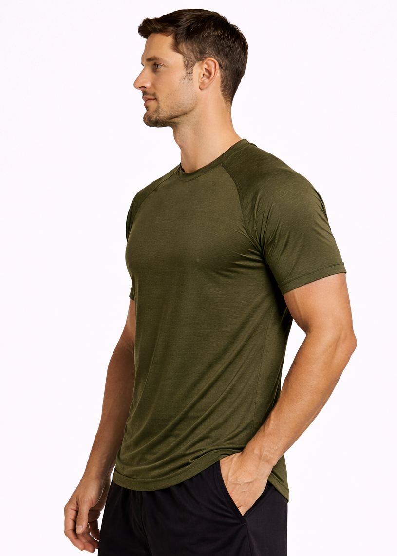 Ranglan Pro Performance Tee Dark Green
