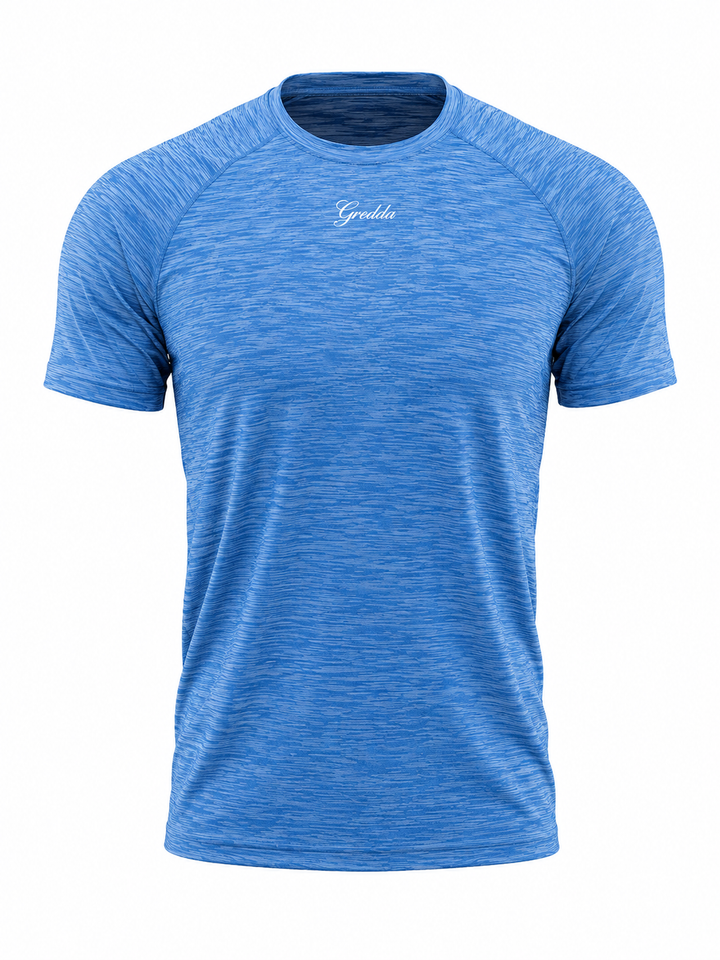Ranglan Pro Performance Tee Skye Blue Jaspe