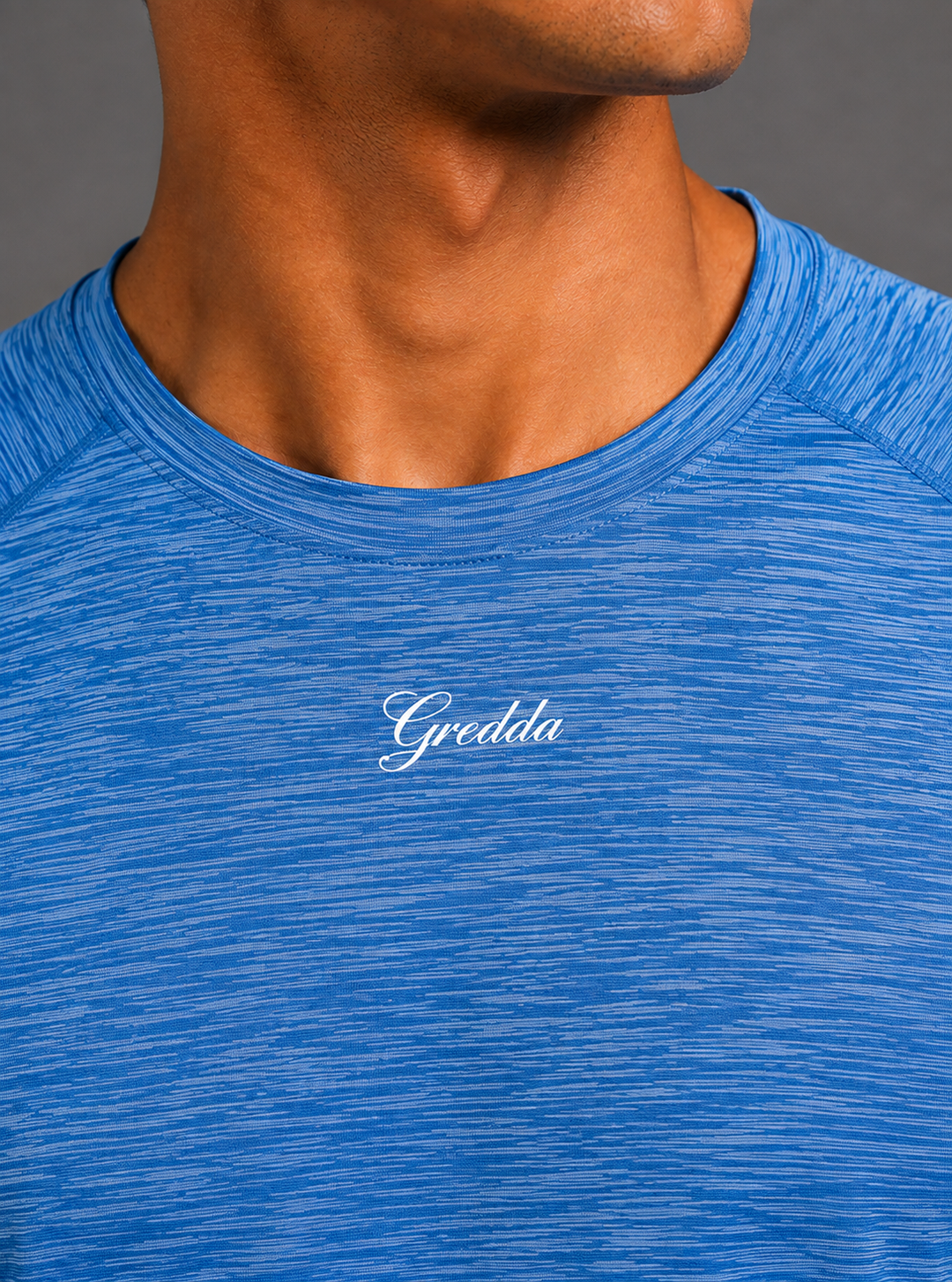 Ranglan Pro Performance Tee Skye Blue Jaspe