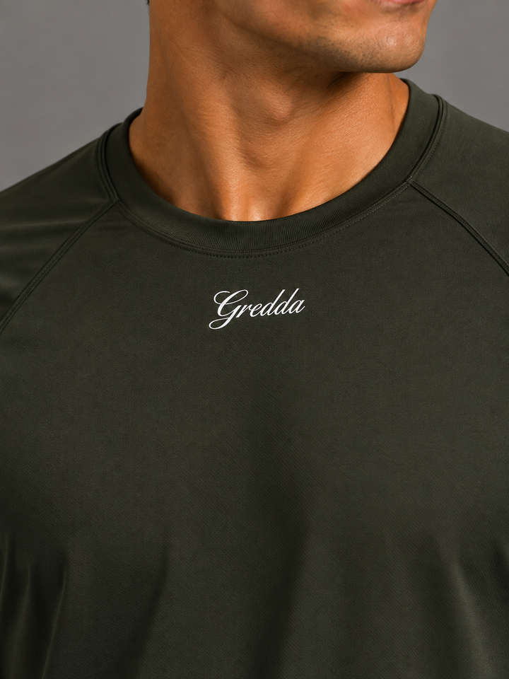 Ranglan Pro Performance Tee Dark Green