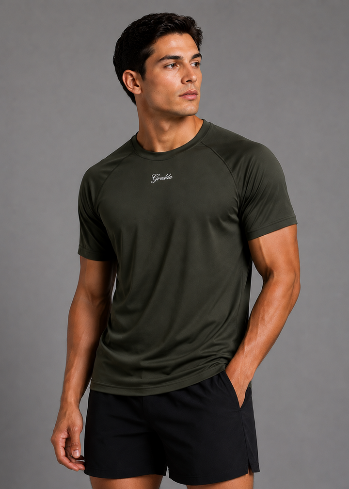 Ranglan Pro Performance Tee Dark Green