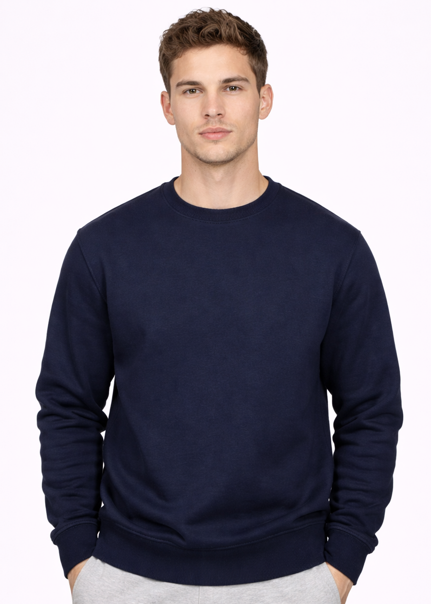 Essential Crew Neck Navy