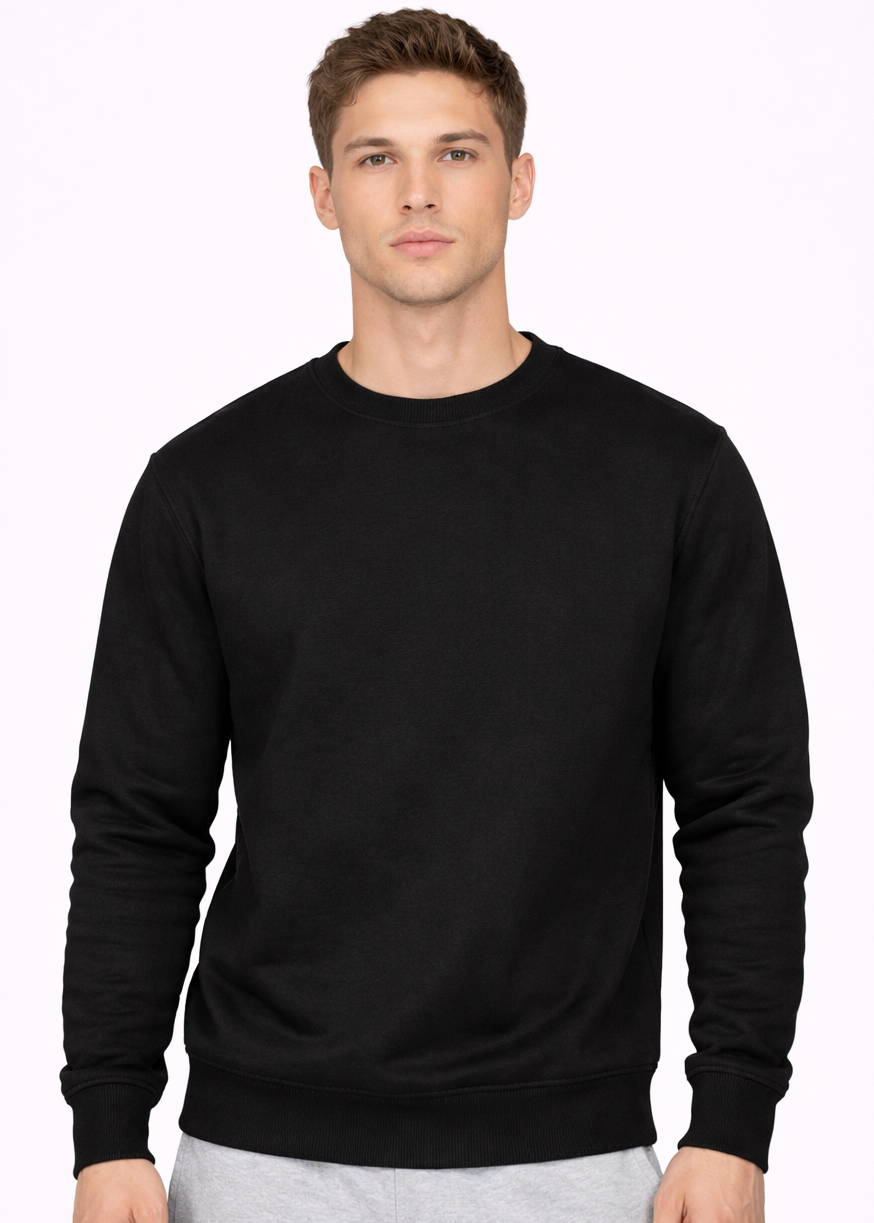 Essential Crew Neck Black
