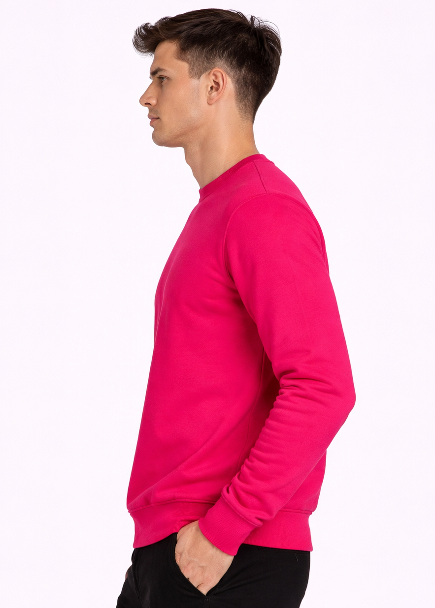 Essential Crew Neck Fuchsia