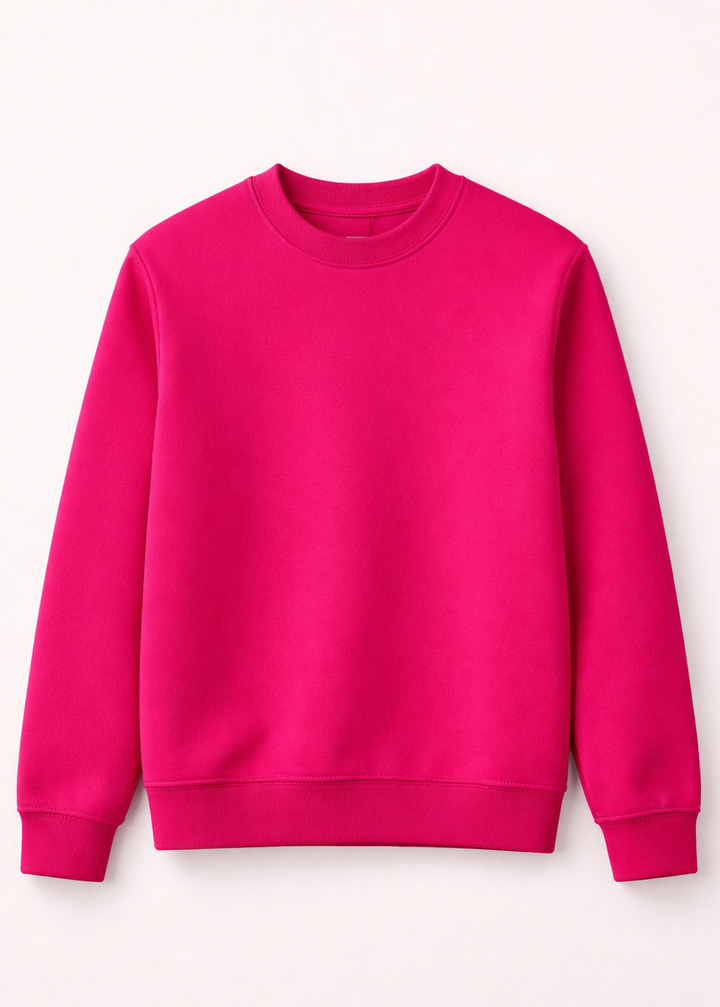 Essential Crew Neck Fuchsia