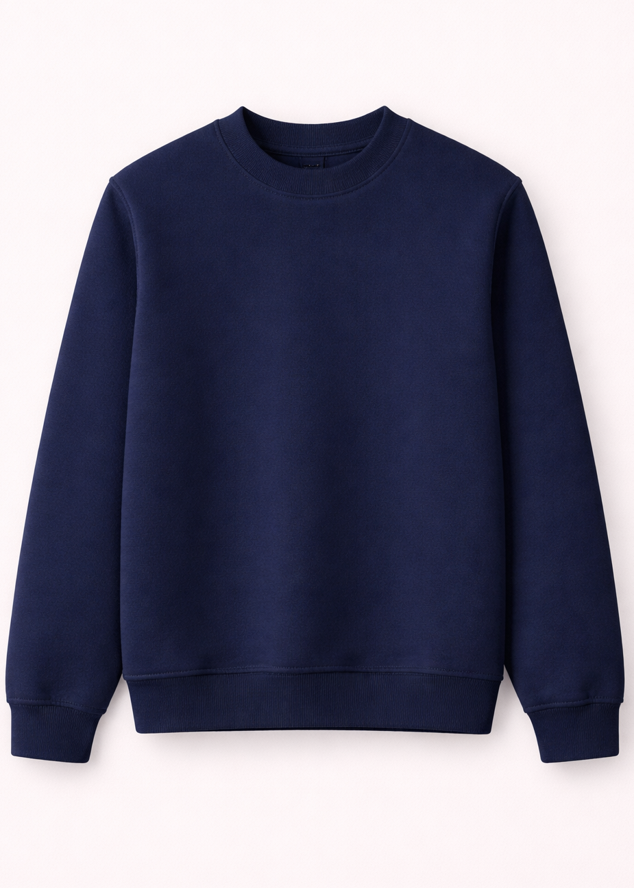 Essential Crew Neck Navy