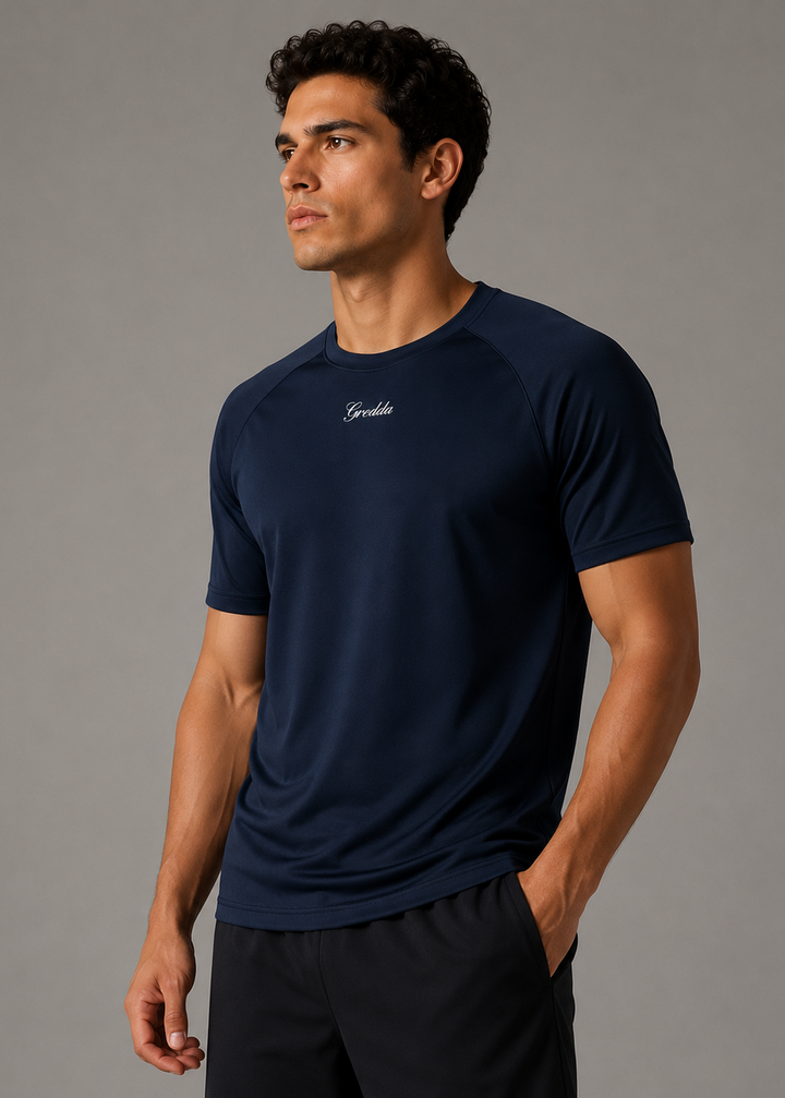 Ranglan Pro Performance Tee Navy