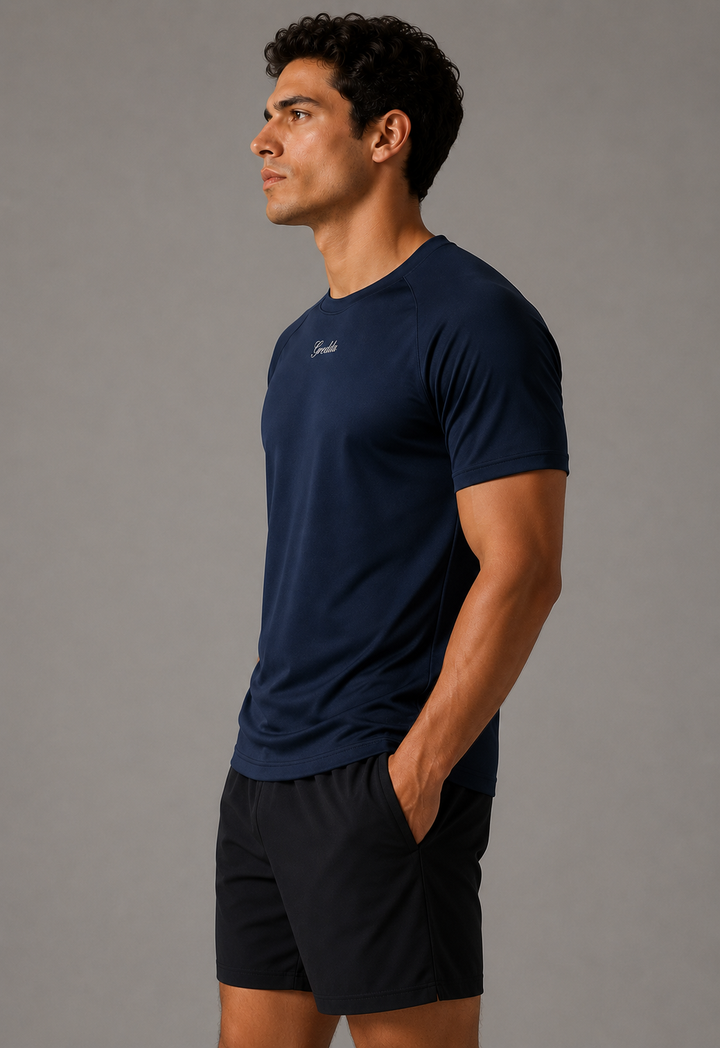 Ranglan Pro Performance Tee Navy
