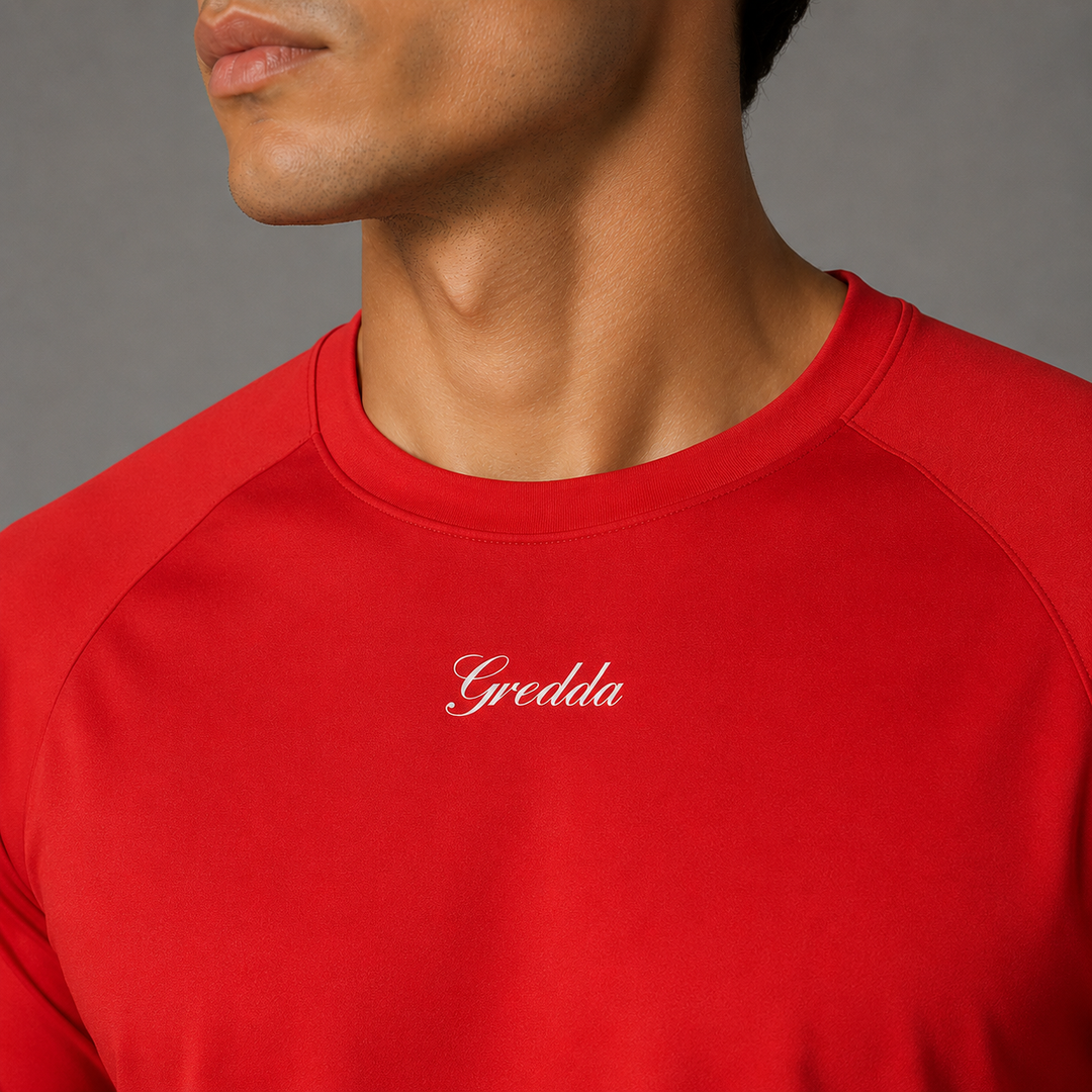 Ranglan Pro Performance Tee Red