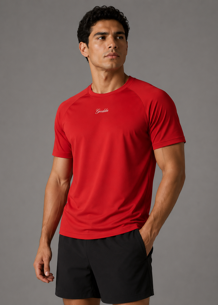 Ranglan Pro Performance Tee Red