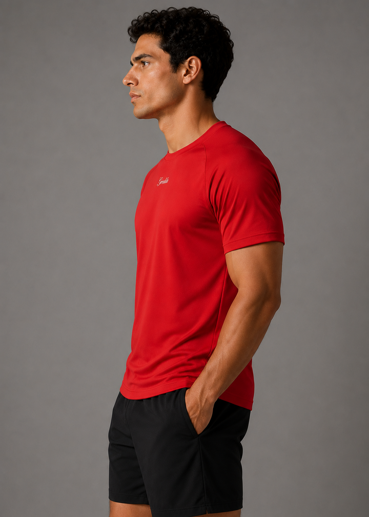 Ranglan Pro Performance Tee Red