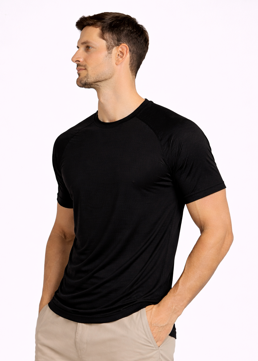 Bamboo Essential Tee Black
