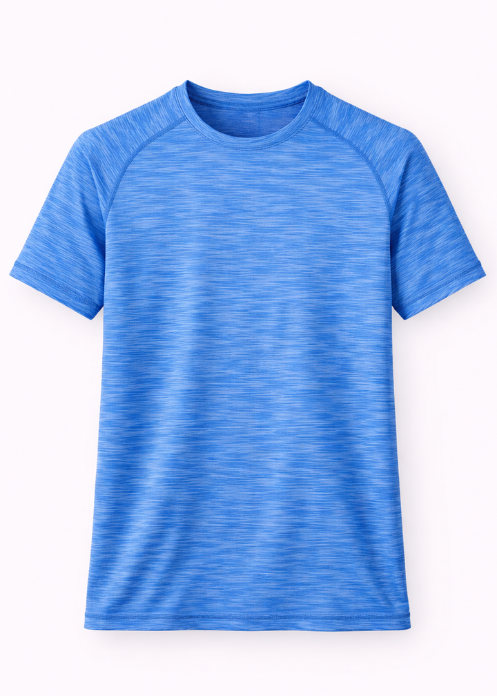 Ranglan Pro Performance Tee Skye Blue Jaspe