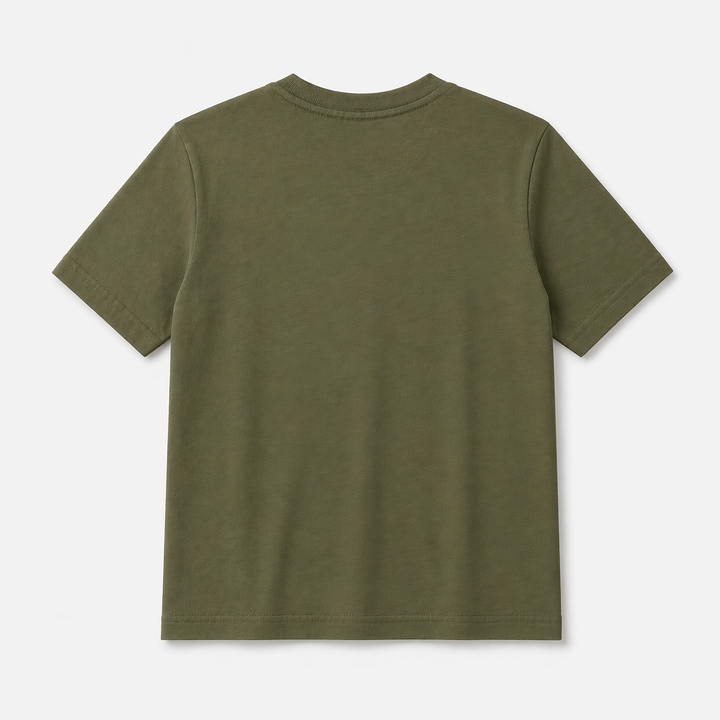 Essential Kids Tee Olive Green