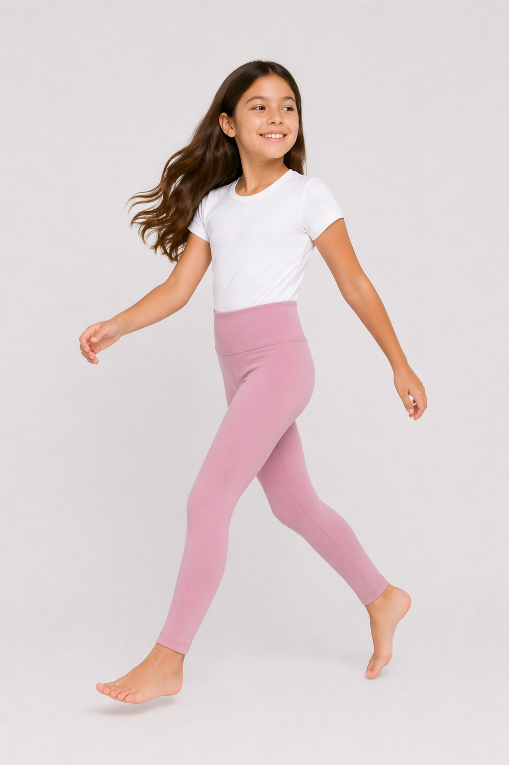 Essential Legging Yogi Kids Soft Pink