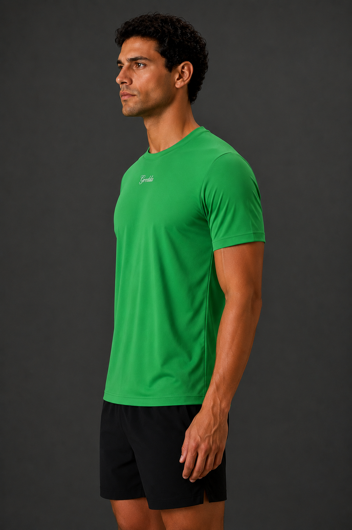 Essential Performance Tee Palm Green