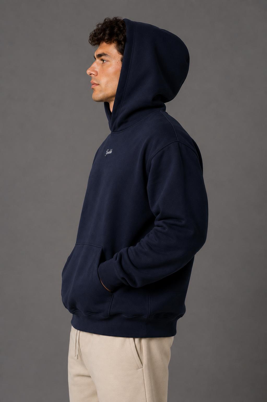 Cloud Comfort Hoodie Navy Blue
