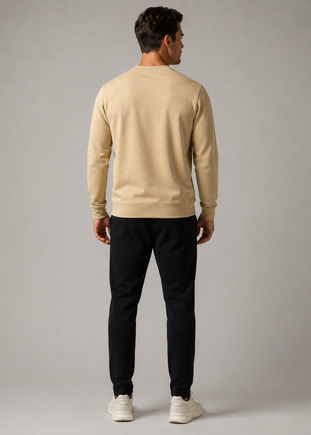 Cloud Terry Crew Warm Sand