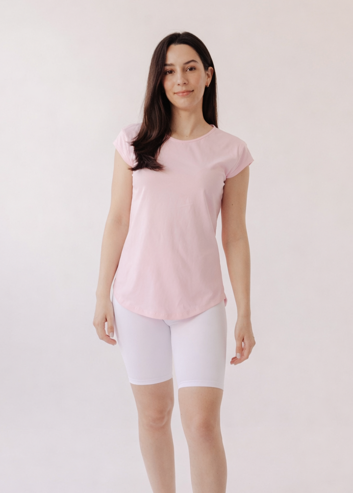 Silhouette Tee Pink