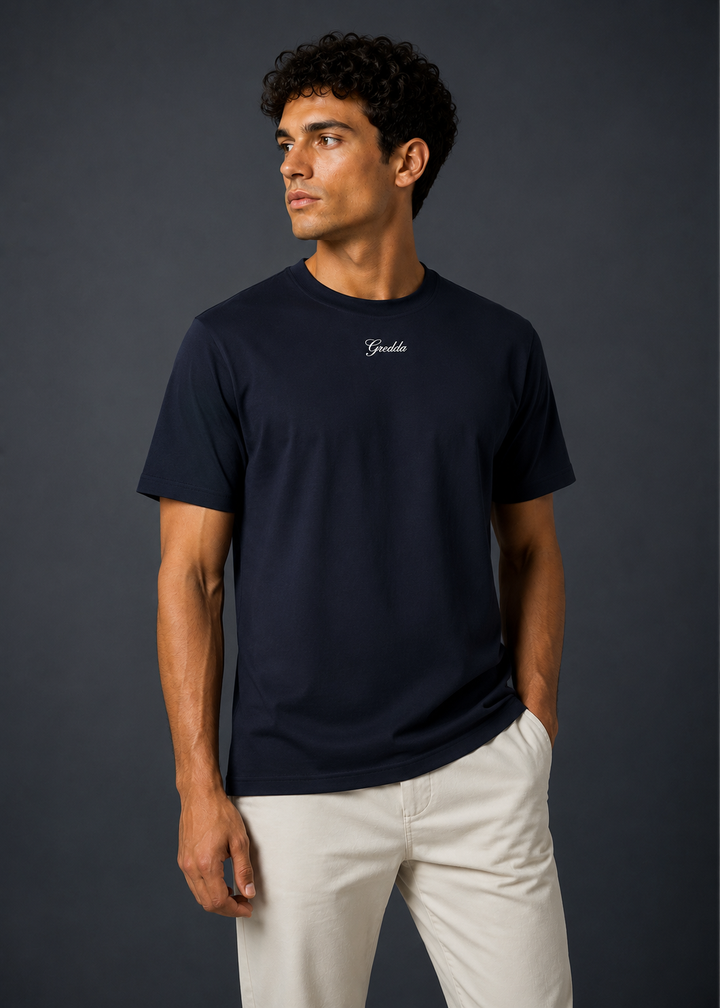 Playera Premium Esencial Navy