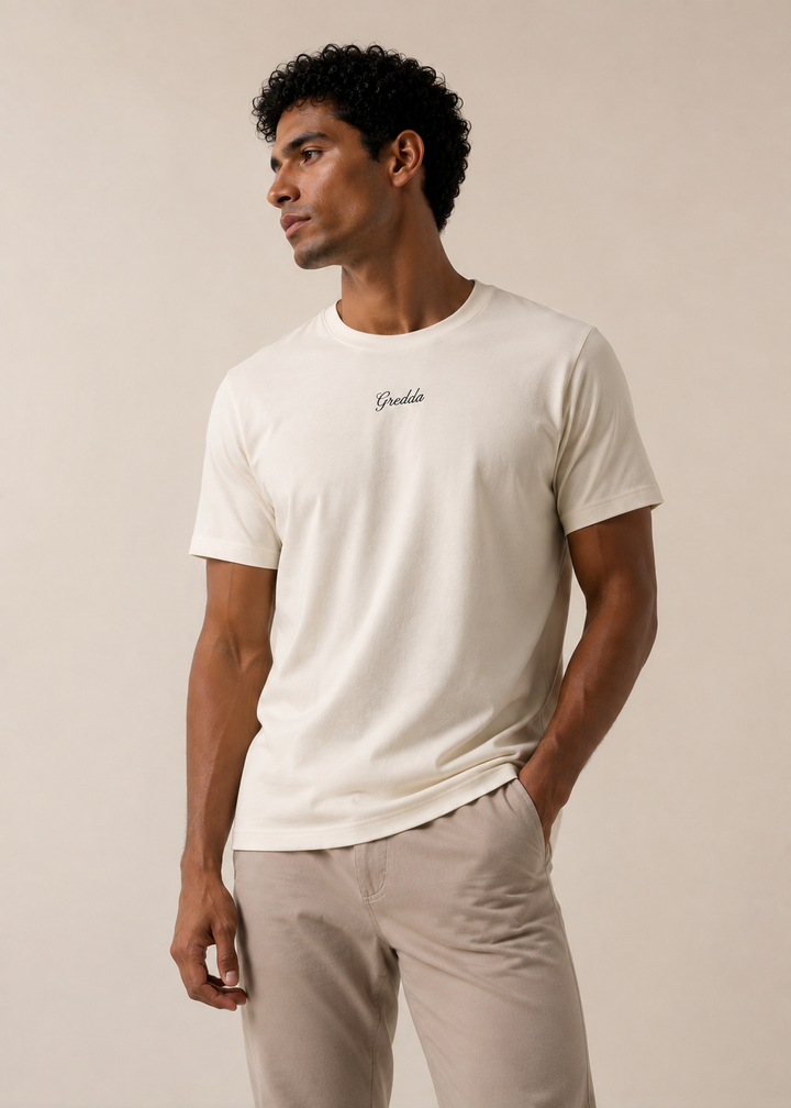 Playera Premium Esencial Marfil