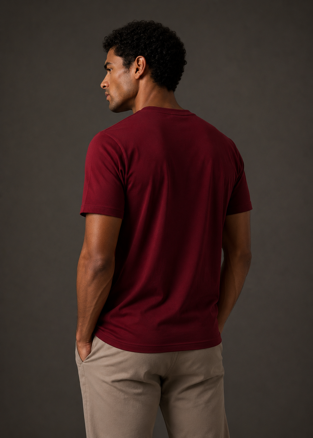Playera Premium Esencial Wine