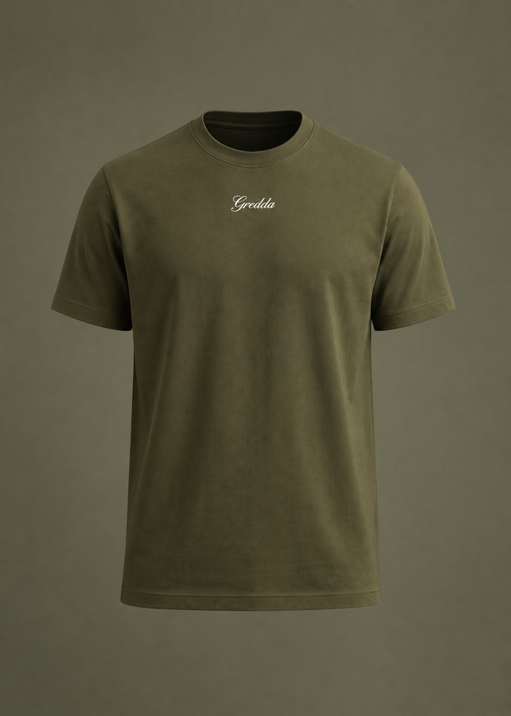 Playera Premium Esencial Olive Green