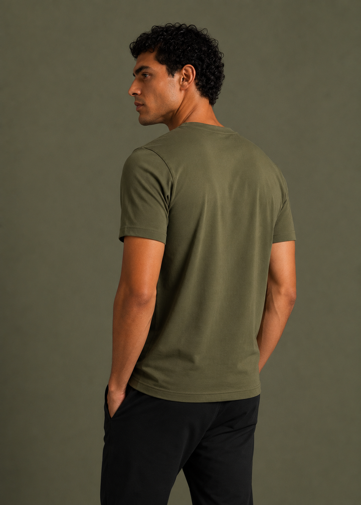 Playera Premium Esencial Olive Green