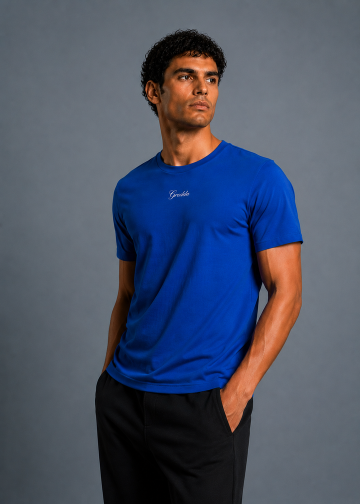 Playera Premium Esencial Blue Royal