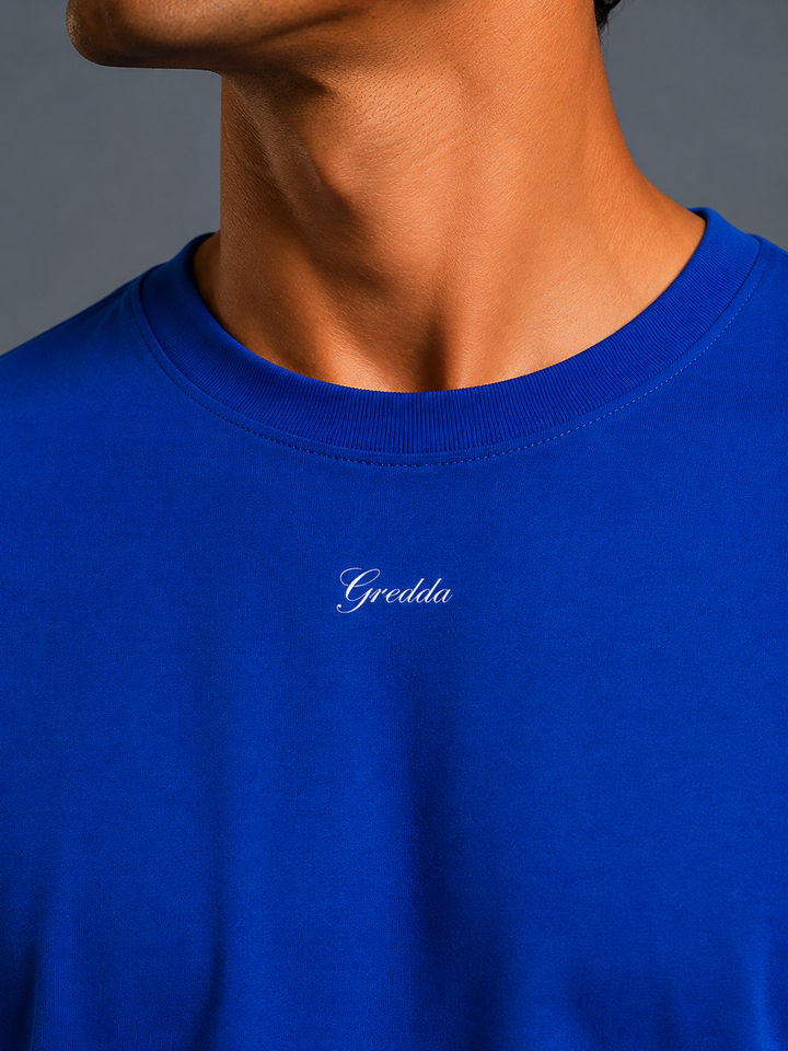 Playera Premium Esencial Blue Royal