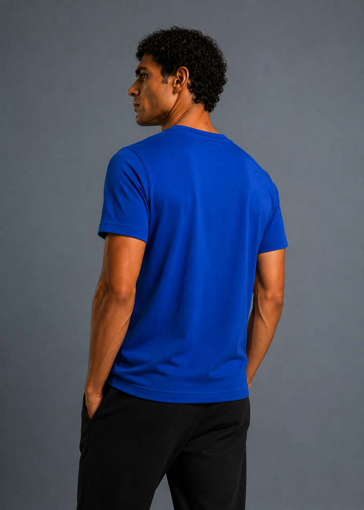 Playera Premium Esencial Blue Royal