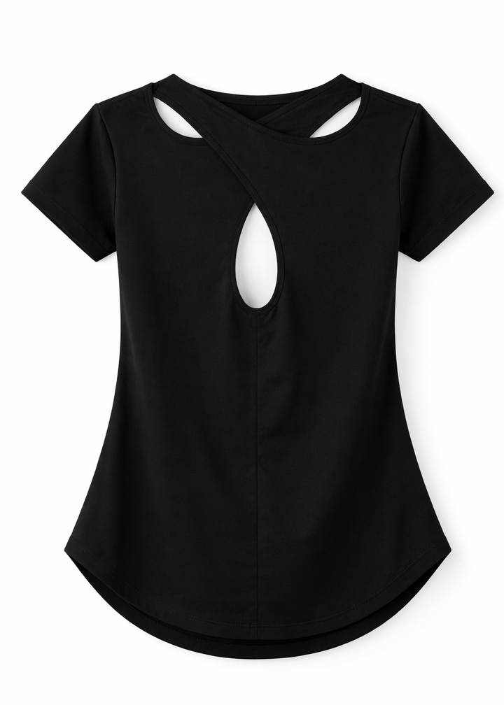 Ultra Soft Cross Tee Black