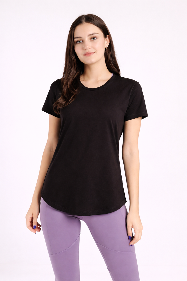 Ultra Soft Cross Tee Black