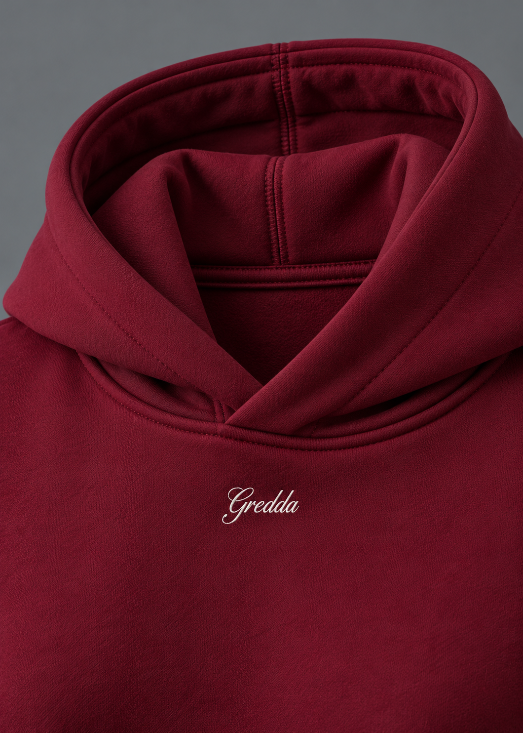 Cloud Comfort Hoodie Dama Burgundy