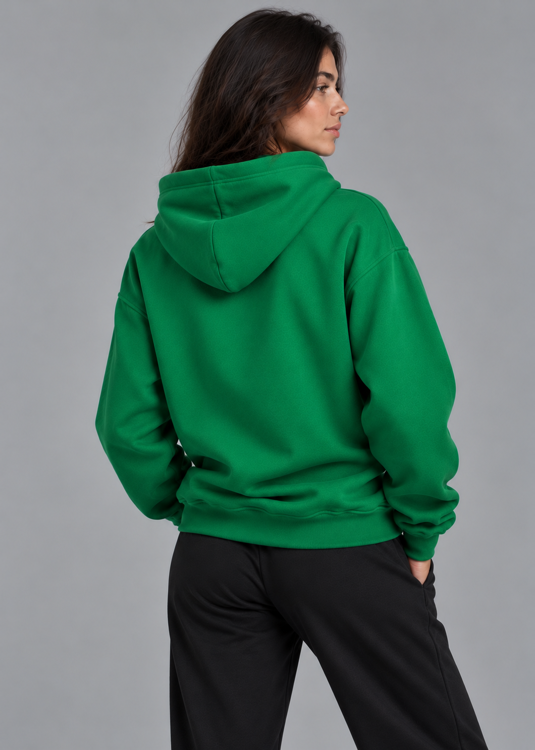 Cloud Comfort Hoodie Dama Verde Trebol