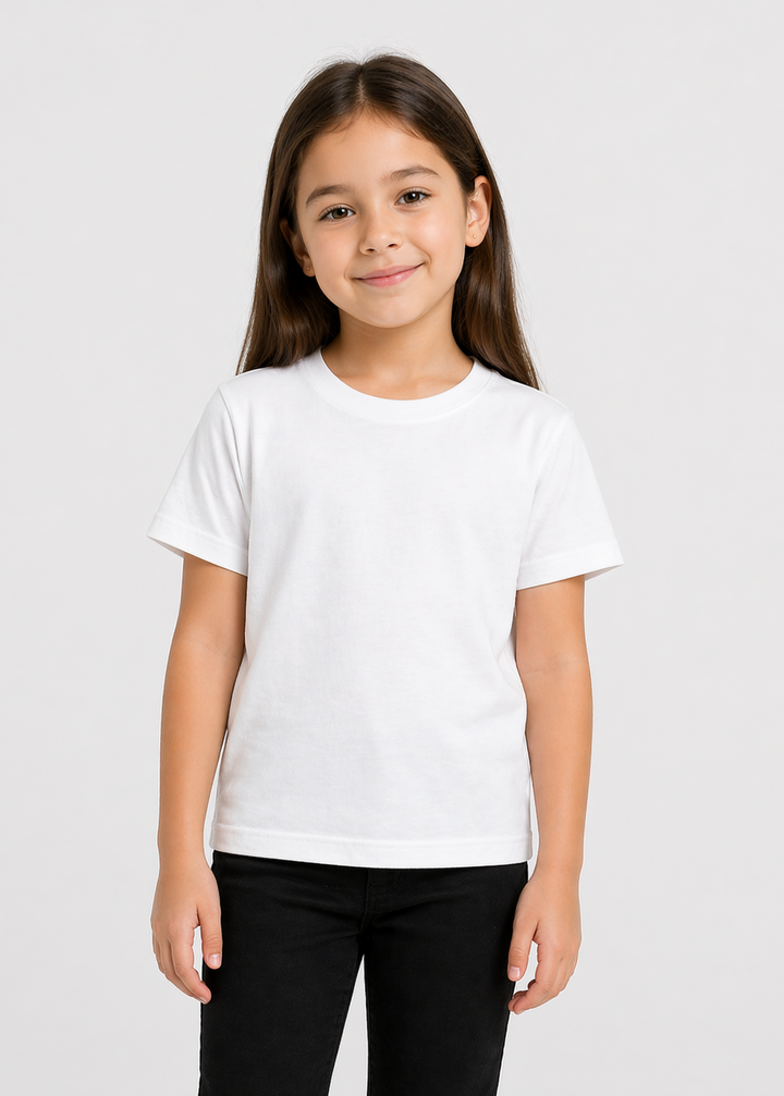 Essential Kids Tee White