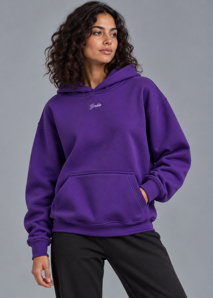 Cloud Comfort Hoodie Dama Royal Purple