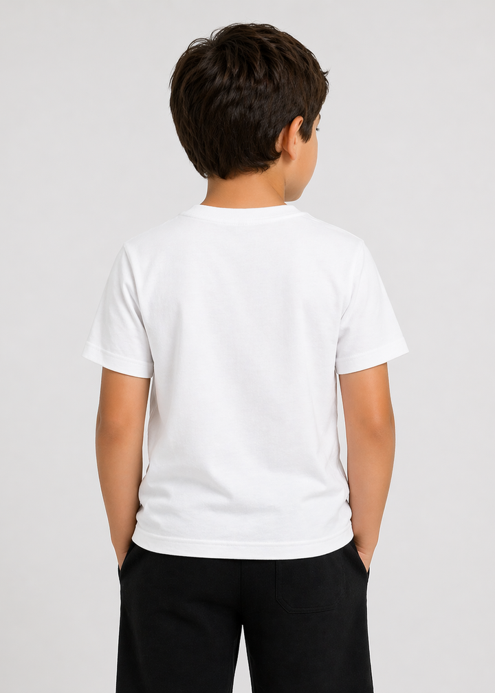 Essential Kids Tee White
