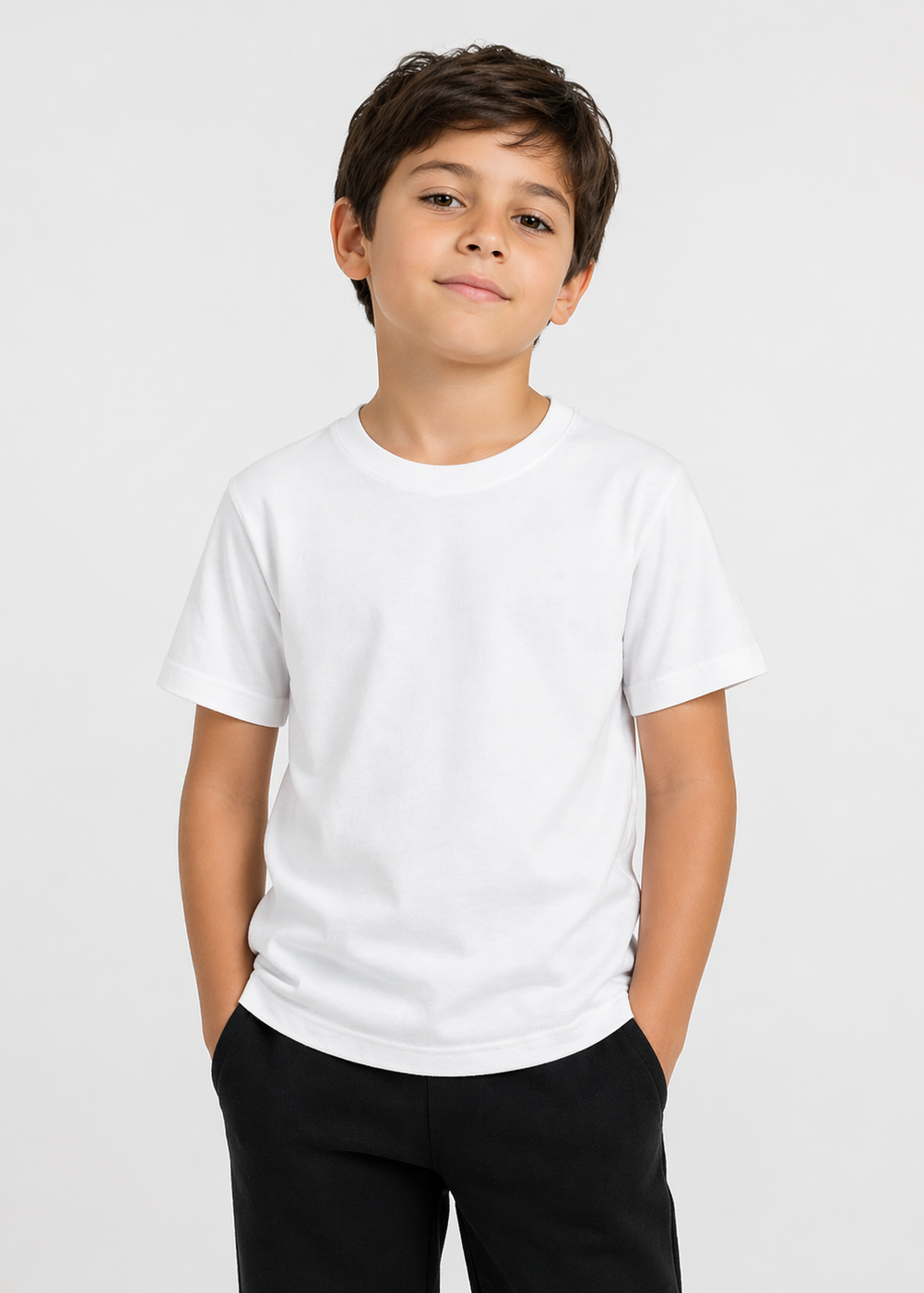 Essential Kids Tee White