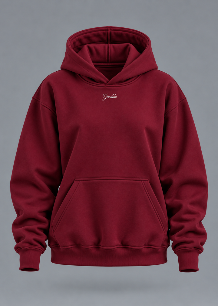 Cloud Comfort Hoodie Dama Burgundy