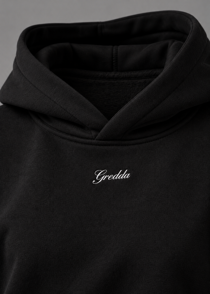 Cloud Comfort Hoodie Dama Black